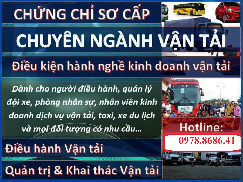 Khai giảng lớp sơ cấp QUẢN LÝ ĐIỀU HÀNH VẬN TẢI ĐƯỜNG BỘ